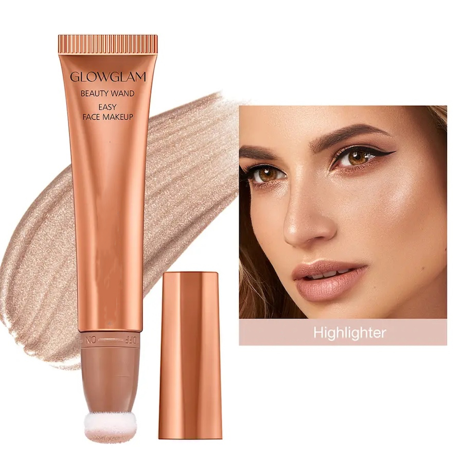 Liquid Highlighter With Built-in Cushion Applicator 